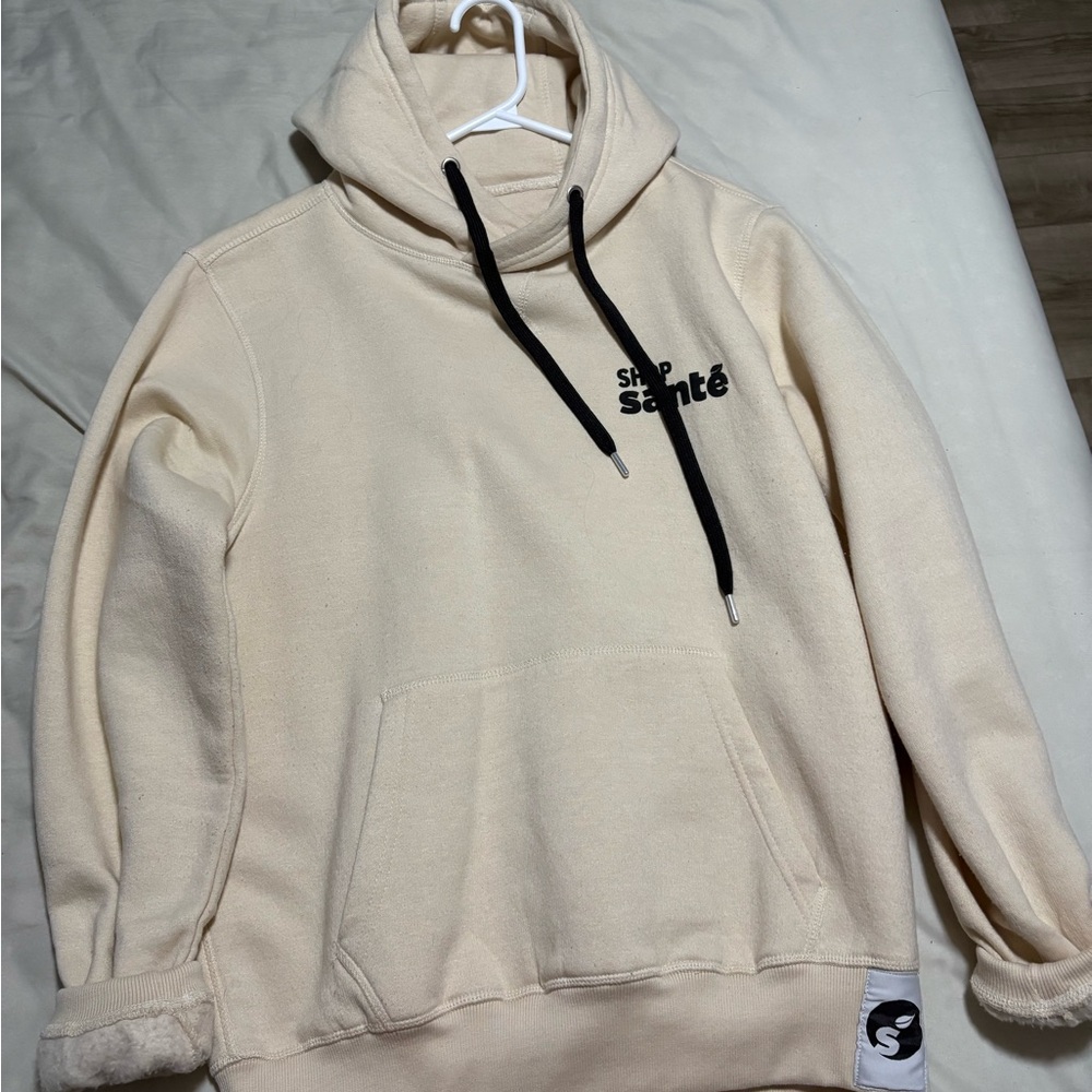 Cream Hoodie by